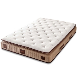 Στρώμα Majesty Luxury 480NRN1249 160x200cm White-Brown Υπέρδιπλo