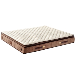 Στρώμα W Cotton Orthopedic 480NRN1343 150x200cm Multi Spring White-Brown Διπλό