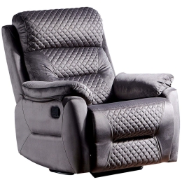 Πολυθρόνα Relax Περιστρεφόμενη Trone 480NRN2507 80x80x105cm Grey