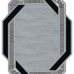 Χαλί Hmnt975 478HFT3331 Light Grey-Black Conceptum Hypnose 160X230cm
