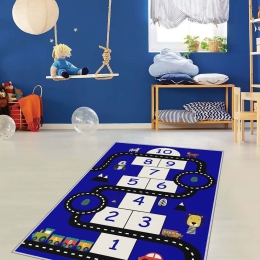 Χαλί Hmnt468 477HFT1258 Blue-Multi Conceptum Hypnose 50X80