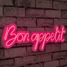 Διακοσμητικό Φωτιστικό Τοίχου Bon Appetit 395NGR1826 60x18cm Led 16,6W Pink Wallity