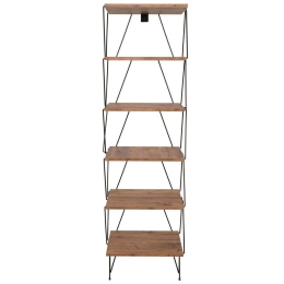 Βιβλιοθήκη Balaban 854KLN4317 46x30x165cm Pine