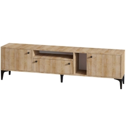 Έπιπλο Tηλεόρασης Penny 393MRD1218 180x35x52cm Oak