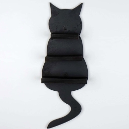 Ραφιέρα Τοίχου 268EVL1276 48x10x17cm Black