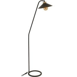 Φωτιστικό Δαπέδου Delta 534LUN4186 30x155cm 1xE27 40W Black Opviq