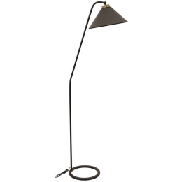 Φωτιστικό Δαπέδου Delta 534LUN4191 Φ35x155cm E27 40W Black-Anthracite Opviq