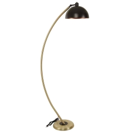 Φωτιστικό Δαπέδου Hilal 534LUN4192 30x170cm E27 40W Gold-Black Opviq