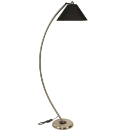 Φωτιστικό Δαπέδου Hilal 534LUN4203 30x170cm E27 40W Chrome-Black Opviq