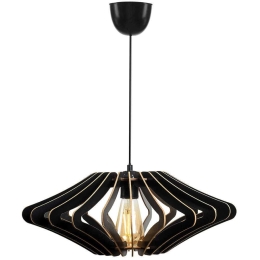 Φωτιστικό Οροφής 390FLH1540 59x55cm 1xE27 60W Black Opviq
