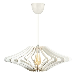 Φωτιστικό Οροφής 390FLH1542 Φ47x55cm 1xE27 40W White Opviq