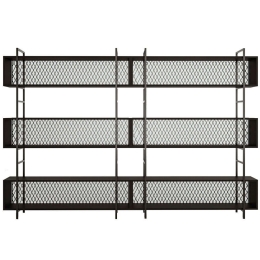 Βιβλιοθήκη Iclal 285LCV1180 280x34x180cm Black
