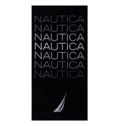 Πετσέτα Θαλάσσης Nau Jet Black Nef-Nef Θαλάσσης 80x160cm 100% Βαμβάκι