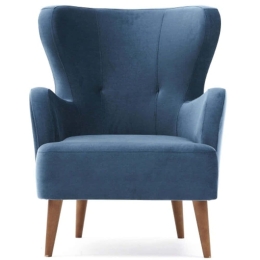 Πολυθρόνα - Μπερζέρα Karina 825BLC2350 73x80x87cm Blue