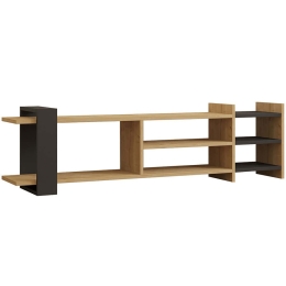 Έπιπλο Τηλεόρασης Elis 835PUQ3055 153,6x26x40cm Oak-Anthracite
