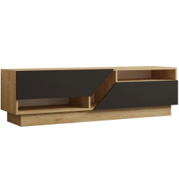 Έπιπλο Τηλεόρασης Koza 835PUQ3057 160x40x45cm Oak-Anthracite