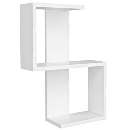 Ράφι Τοίχου Octa 475OLV1501 29,8x16,4x60cm White