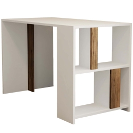 Γραφείο Lima 845HCT3836 120x60x75,4cm White-Walnut