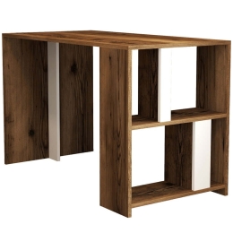 Γραφείο Lima 845HCT3841 120x60x75,4cm Walnut-White