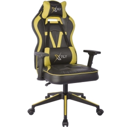 Καρέκλα Γραφείου Gaming XFly Vendetta 928STX1102 62x46x120cm Black-Yellow