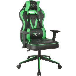 Καρέκλα Γραφείου Gaming XFly Vendetta 928STX1103 62x46x120cm Black-Green
