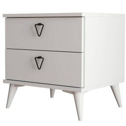 Κομοδίνο Versa 389MZA1712 52x45x55,1cm White