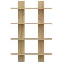 Ραφιέρα Τοίχου Laurel 935CMN1312 59,6x16,4x90cm Oak
