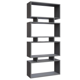 Βιβλιοθήκη Langdon 935CMN1115 72x25x161cm Anthracite