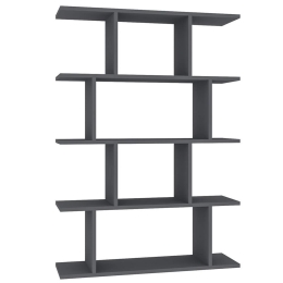 Βιβλιοθήκη Harmon 935CMN1130 90x25x127,4cm Anthracite
