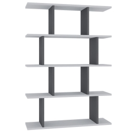 Βιβλιοθήκη Harmon 935CMN1131 90x25x127,4cm White-Anthracite