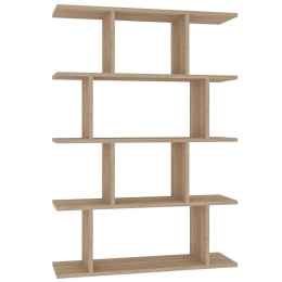 Βιβλιοθήκη Harmon 935CMN1134 90x25x127,4cm Oak