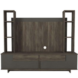Σύνθεση Τηλεόρασης Murano 804TRH3072 180x22x145cm Walnut-Anthracite
