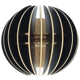 Φωτιστικό Τοίχου - Απλίκα 390FLH2117 19,5x16,5x19,5cm E27 40W Black Opviq