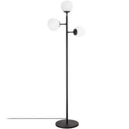 Φωτιστικό Δαπέδου Atmaca 942FLG1504 57x22x163cm 3xE14 15W Black-White Opviq