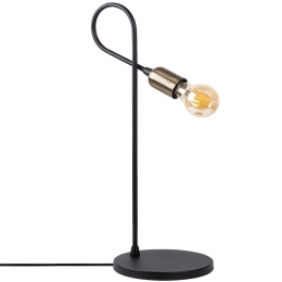 Φωτιστικό Επιτραπέζιο Viraj 942FLG1801 18x27cm 1xE27 15W Black Opviq
