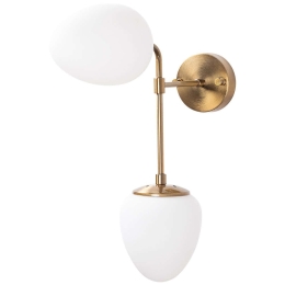 Φωτιστικό Τοίχου - Απλίκα Ns 942FLG2121 15x35x46cm 2xE14 15W Gold Opviq