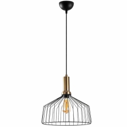 Φωτιστικό Οροφής Dear 942FLG2138 34x34x134cm 1xE27 15W Black-Gold Opviq