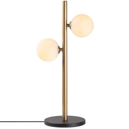 Φωτιστικό Επιτραπέζιο Domino 942FLG1808 26x18x52cm 2xG9 10W Gold Opviq
