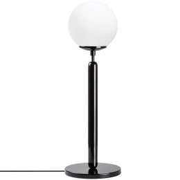 Φωτιστικό Επιτραπέζιο King 942FLG1811 18x18x52cm 1xE14 40W Black-White Opviq