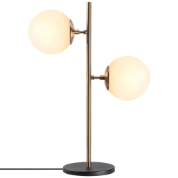 Φωτιστικό Επιτραπέζιο Fazli 942FLG1815 40x17x57cm 2xE14 40W Gold Opviq