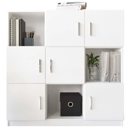 Βιβλιοθήκη Vo 956LCS1519 119,9x37,6x121,8cm White