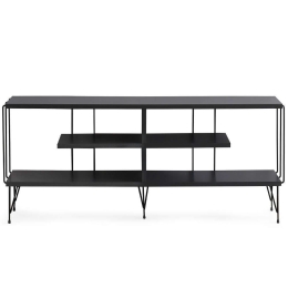 Έπιπλο Τηλεόρασης Eze 854KLN3043 120x30x44,5cm Anthracite