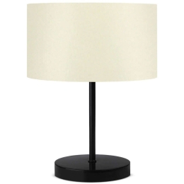 Φωτιστικό Επιτραπέζιο 780SGN2571 24x15x37cm E27 60W Black-Cream Opviq