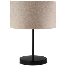 Φωτιστικό Επιτραπέζιο 780SGN2572 24x15x37cm E27 60W Black-Beige Opviq