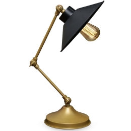 Φωτιστικό Επιτραπέζιο 780SGN2632 21x21x43cm 1xE27 40W Black-Gold Opviq