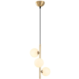 Φωτιστικό Οροφής Domino 942FLG1284 36x36x46cm 3xG9 10W Gold-White Opviq