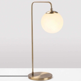 Φωτιστικό Επιτραπέζιο Viran 942FLG1342 17x25x55cm E14 40W Gold Opviq