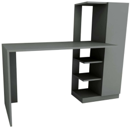 Γραφείο Με Βιβλιοθήκη Yagiz 550ARN1140 120x55x120cm Anthracite