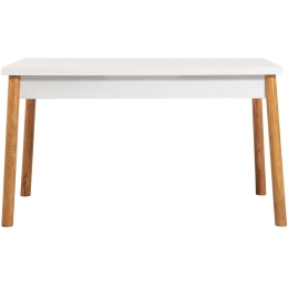 Τραπέζι Costa Masa 869VEL5223 120x75x77cm Pine-White Μοριοσανίδα,Ξύλο