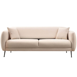 Καναπές - Κρεβάτι Τριθέσιος Sevilla 560ARE1357 214x98x85cm Beige